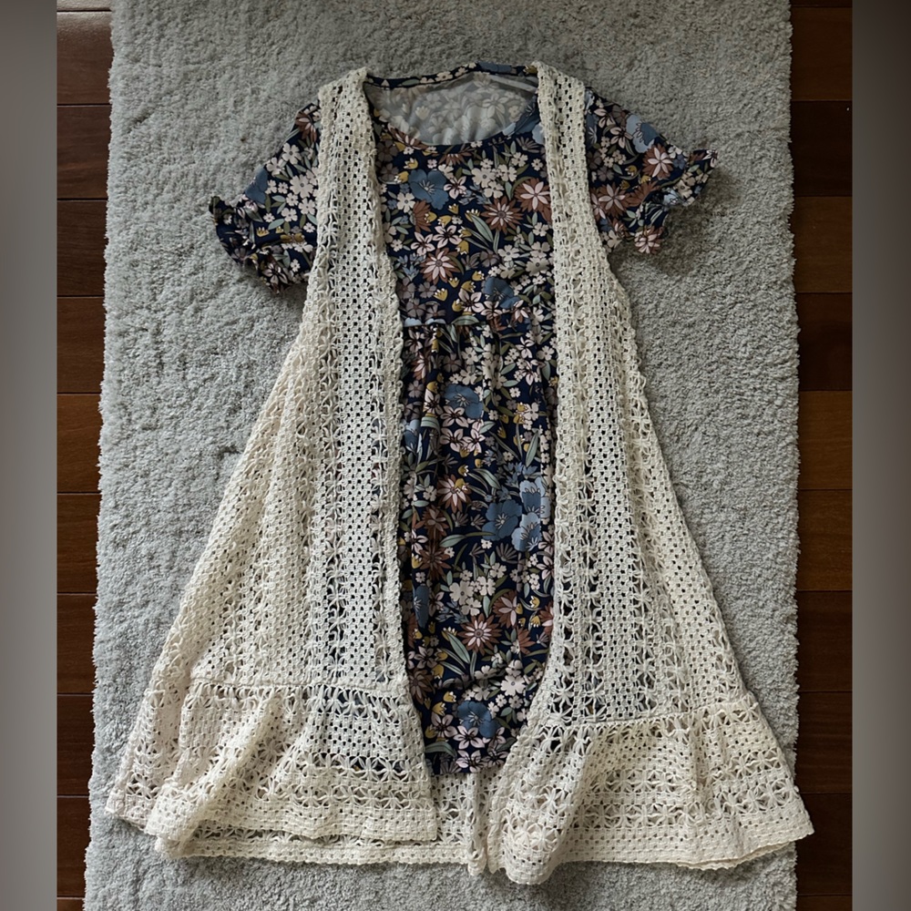 Girls Dress Set Size 7/8